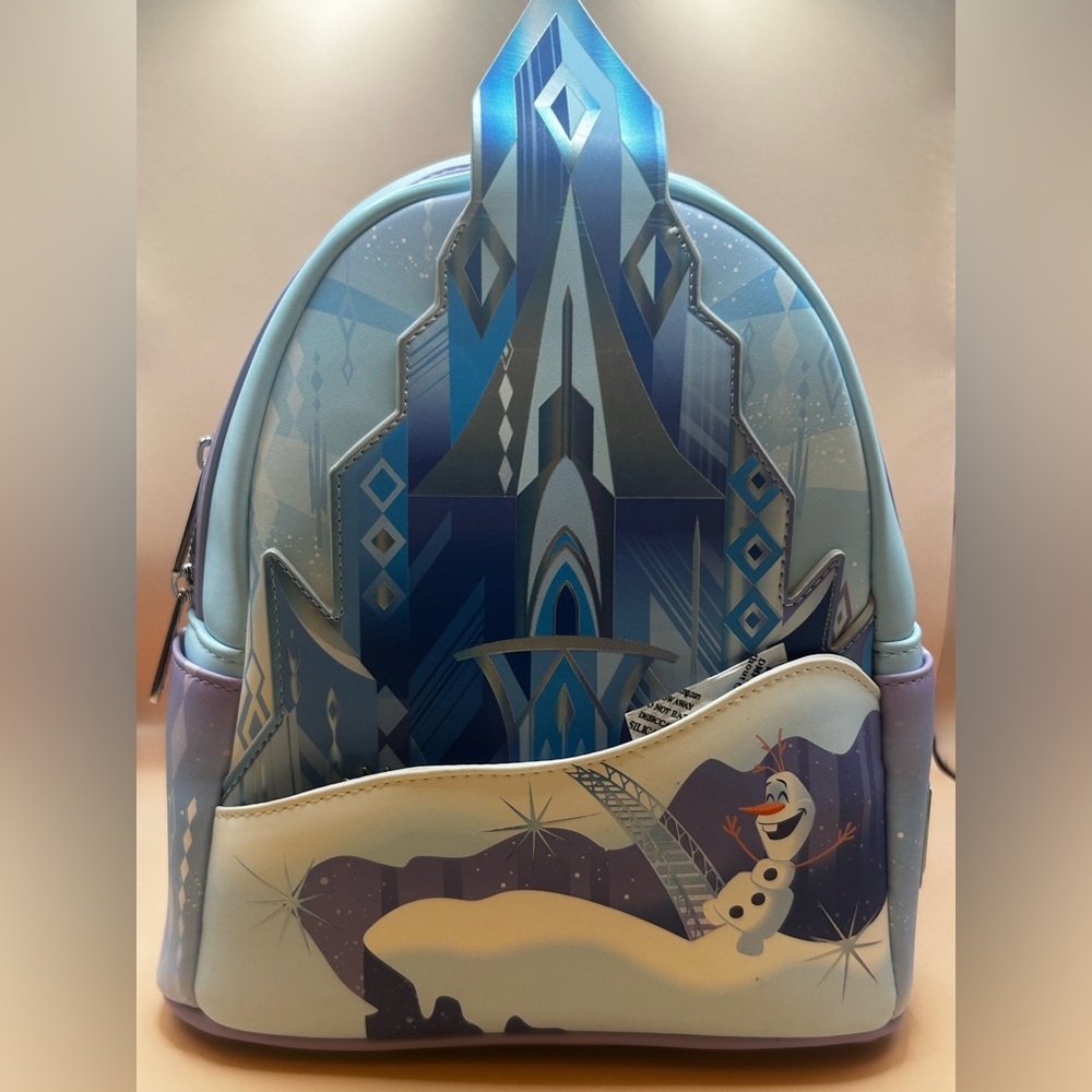 Frozen ice castle Disney Loungefly mini bag NWT